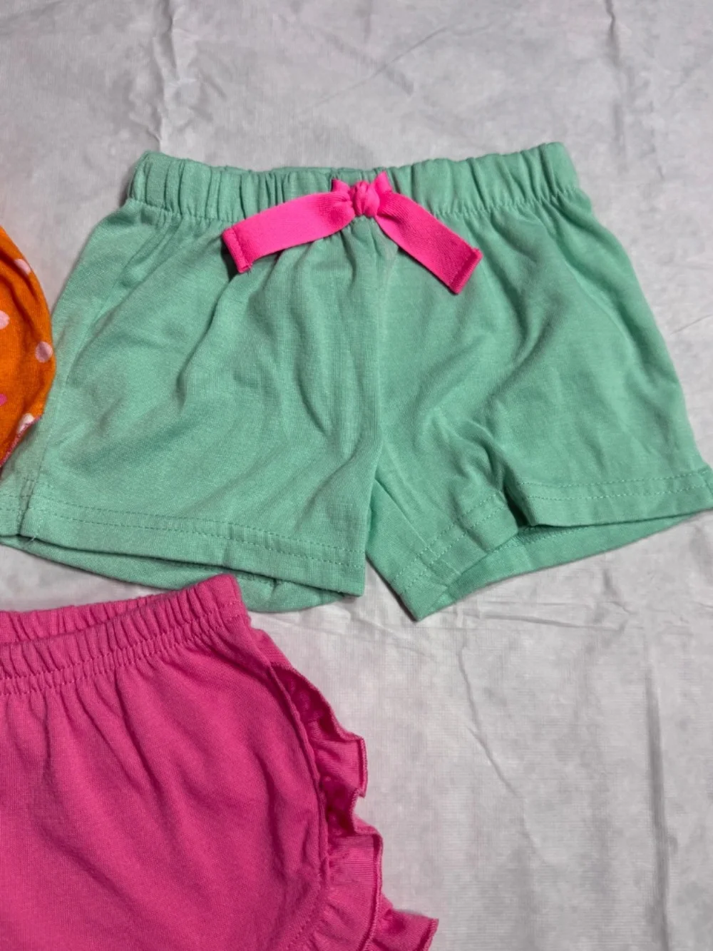 Carter's Toddler Baby Girl Summer Shorts Bundle Size 12 Months